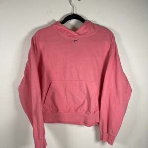 Nike Women's Sportswear Pink Phoenix Fleece Over-Oversized Pullover Hoodie Sz M